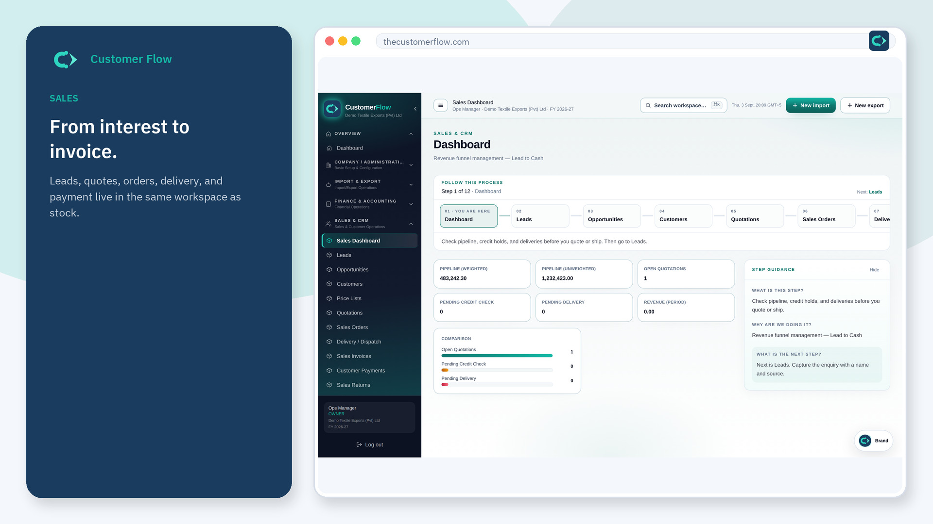 Sales and CRM